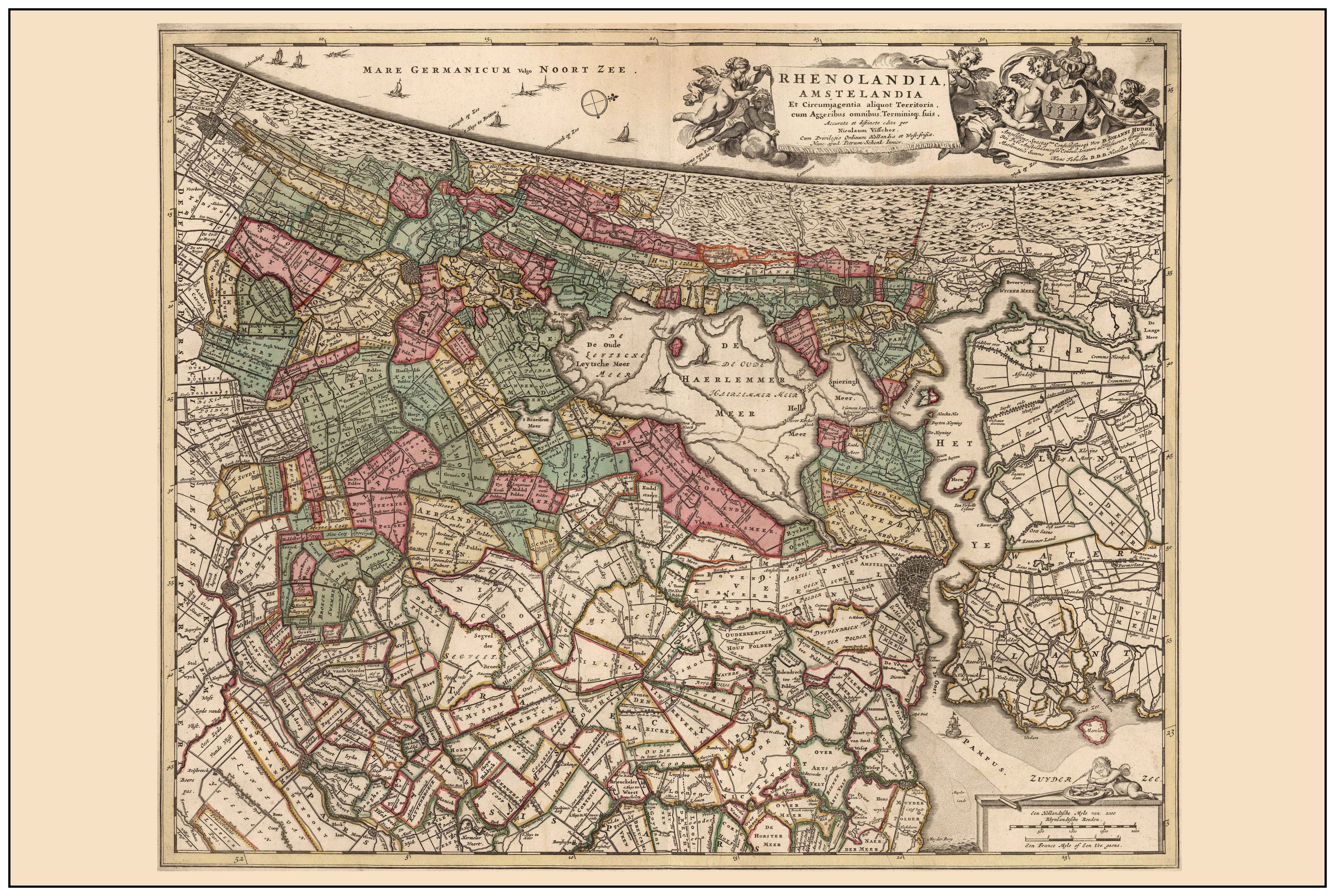 Amsterdam in 1740 - Historical Map of the Dutch Republic’s Trade Capital - Strategy Maps